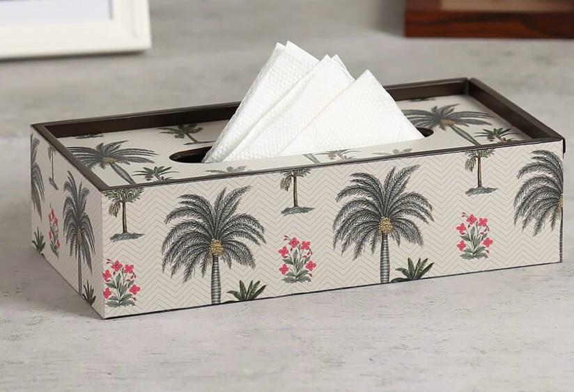 Wooden Resin Tissue Box